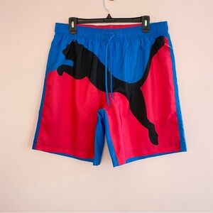 NEW PUMA Men’s Drawstring Lined Swim Board Shorts Size XL